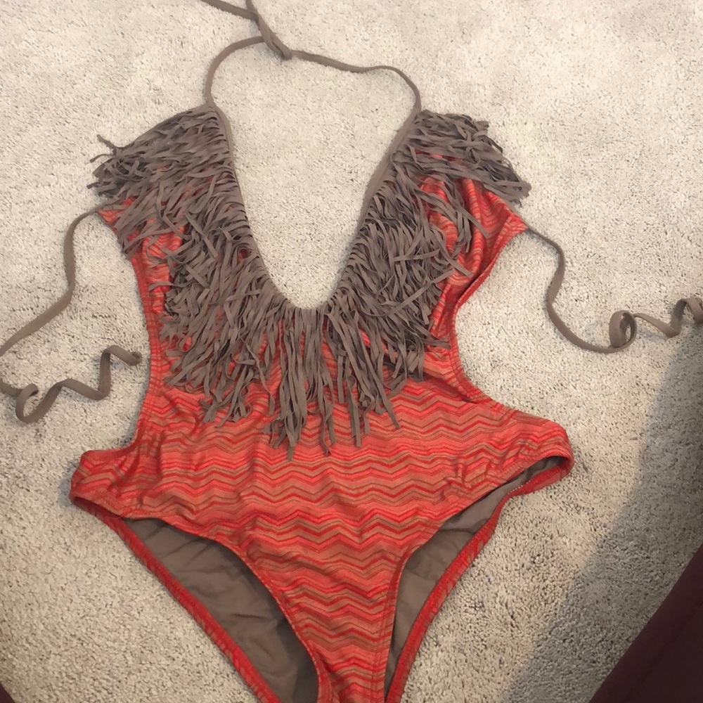 Fringe monokini